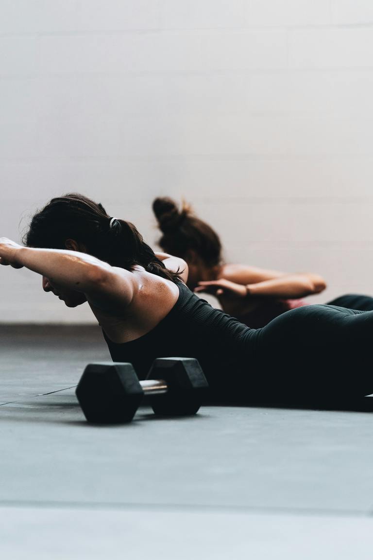 girl doing pilates