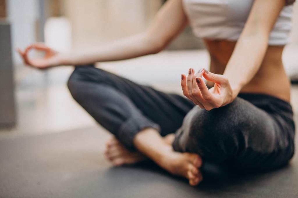 woman in yoga pose
